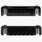 front and back black wraparound guitar bridge