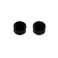 2 black volume knobs 0 to 11 