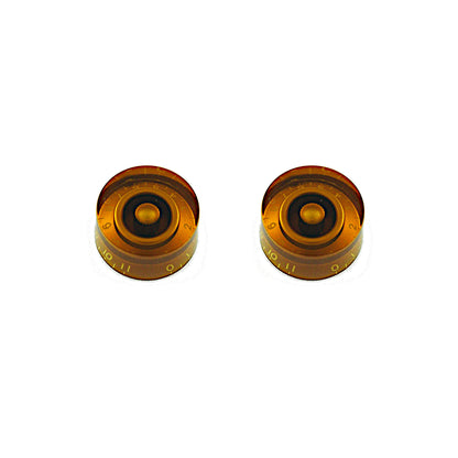 two amber knobs 0 to 11