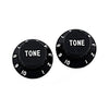 PK-0153 Set of 2 Plastic Tone Knobs for Stratocaster® - Black