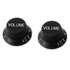 PK-0154 Set of 2 Plastic Volume Knobs for Stratocaster® - Black