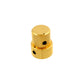 textured gold knob with 2 levels