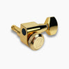 True Lok Mid-Size Locking Tuners - 6-in-line, Single Pin - Gold