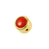 MK-3177 Q-Parts Red DomeKnob - Gold