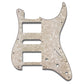 primo hum/single/hum pickguard for strat front view 3-ply parchment pearloid