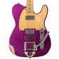 beautiful guitar in purple finish 