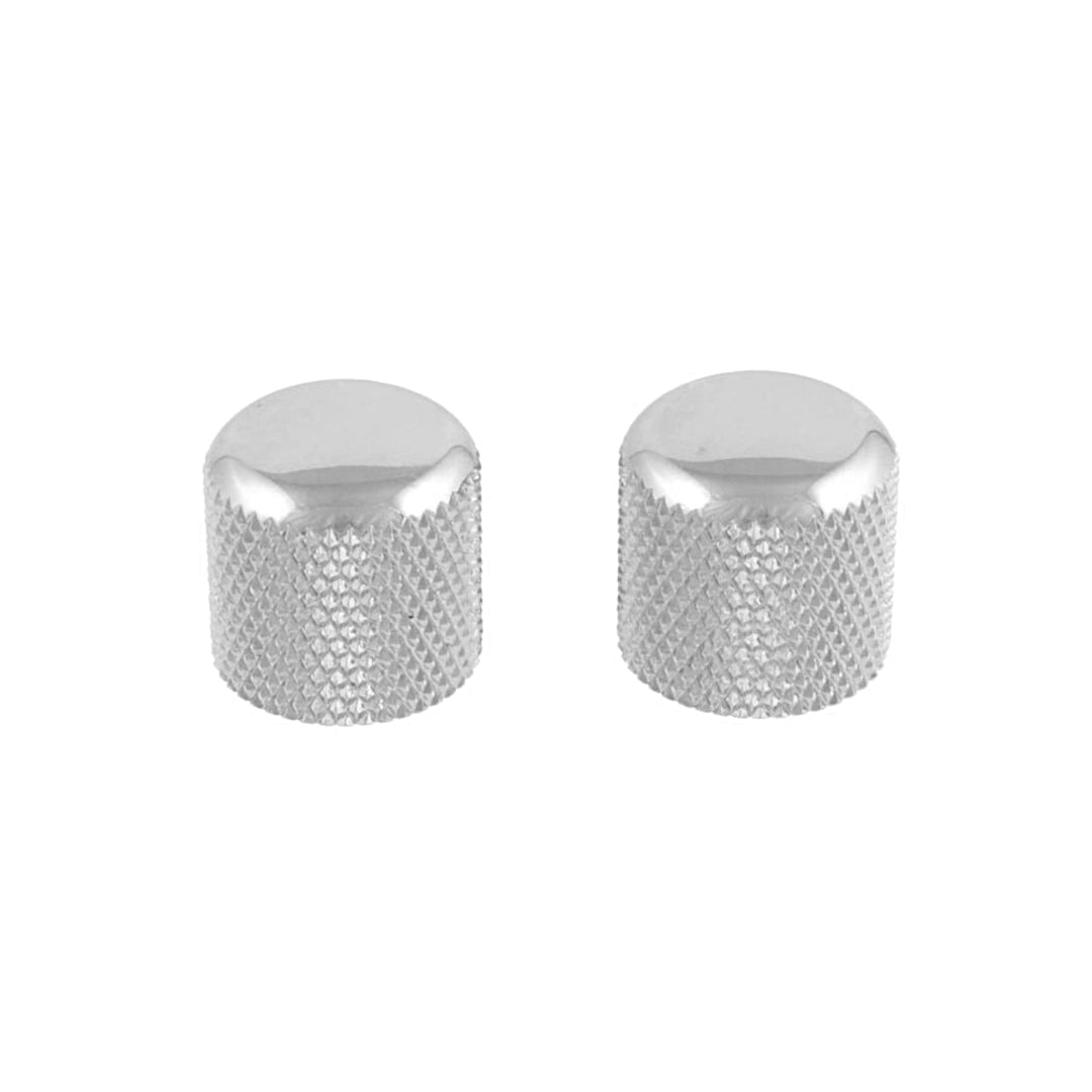 Chrome textured dome knob