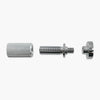 Allparts Advanced Plating Locking Studs & Anchors - Nickel