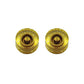 two gold volume knobs 0 to 11