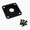 Gotoh Square Jackplate for Les Paul® - Black (plastic)
