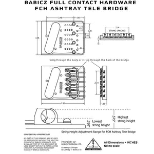 ashtray telecaster  schematic