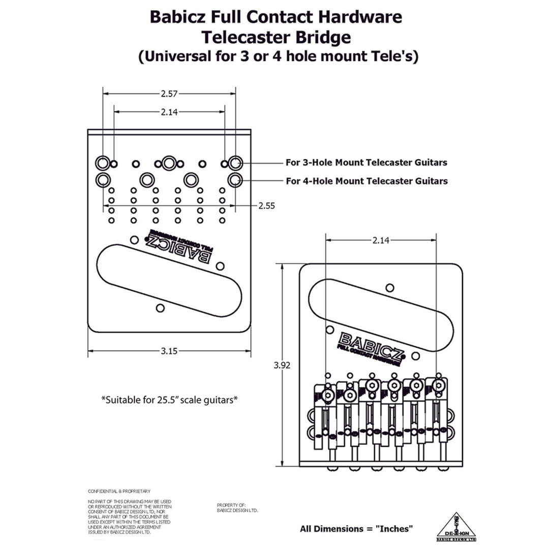 tele style bridge schematic