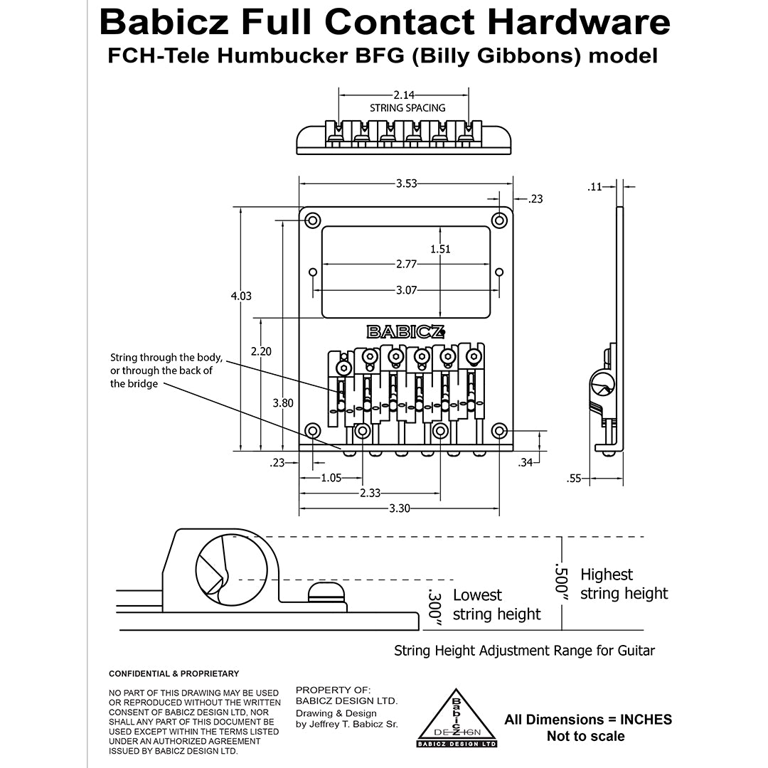 top load full Contact tele style humbucker instructions