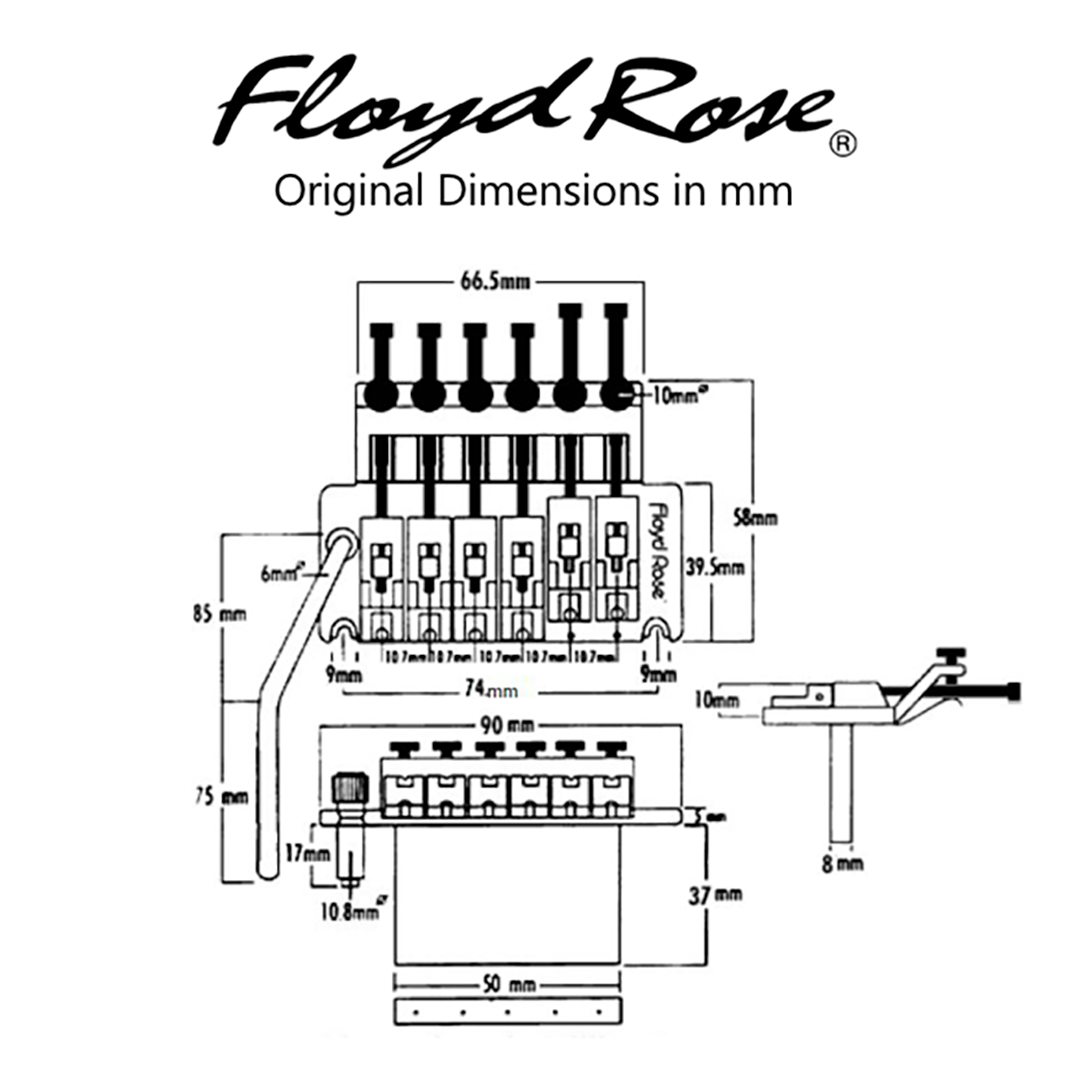 locking tremolo with arm schematic