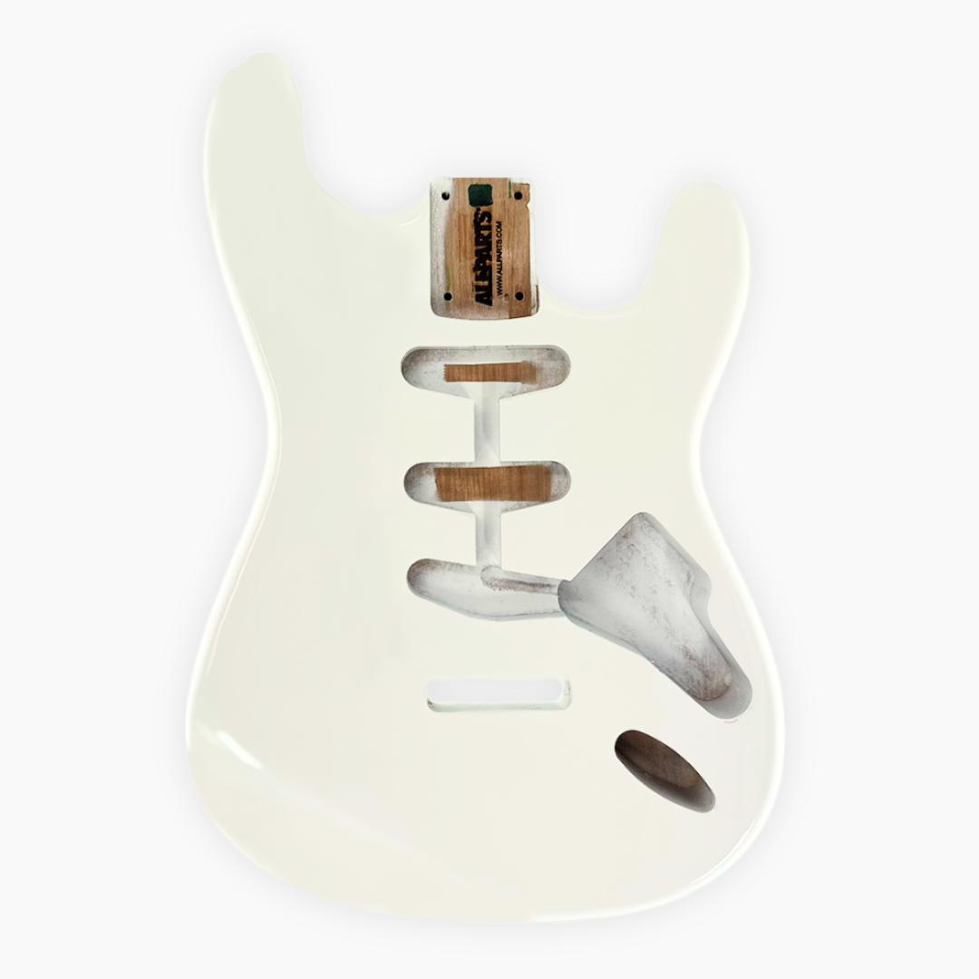 SBF-OW Cuerpo de repuesto con acabado en blanco olímpico para Stratocaster®