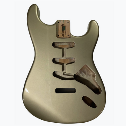 SBF-SGM Cuerpo de repuesto con acabado en oro Shoreline para Stratocaster®