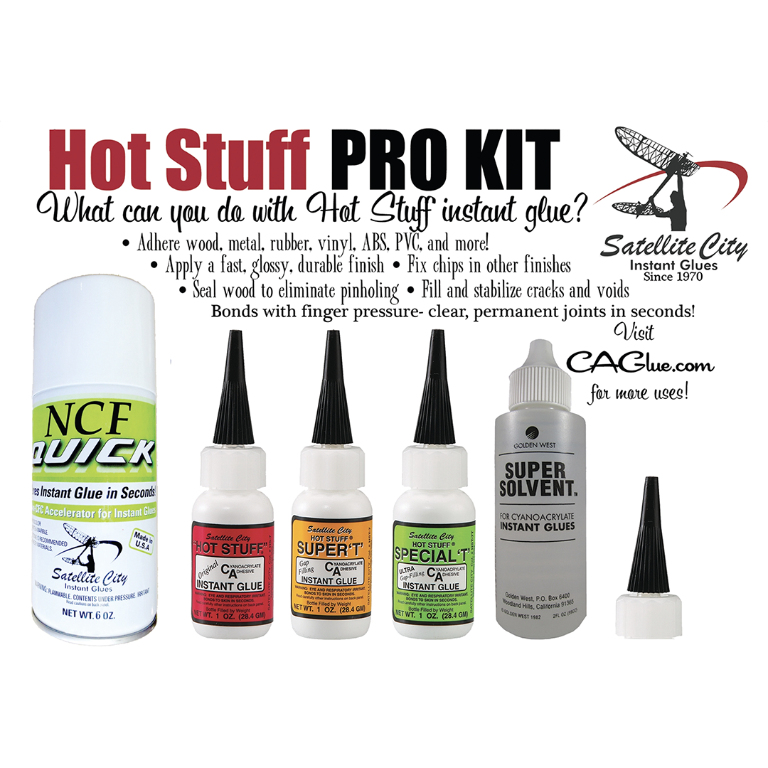 Kit de pegamento Satellite City Hot Stuff Pro