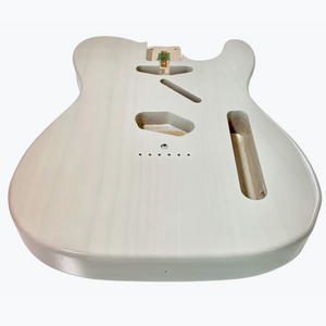 TBF-WH Cuerpo de repuesto transparente con acabado blanco para Telecaster®