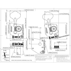 TK-7120-001 Hipshot BT2 Extender Nickel