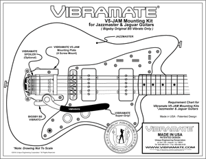 TP-3748-005 Vibramate® V5-JAM para Jazzmaster® y Jag®