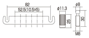 TP-3409 Gotoh 510FA Cordal de tope de aluminio liviano